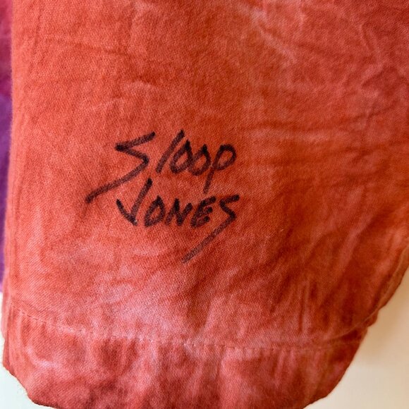 Hand-painted Cotton Short-Sleeve Shirt, Unisex, by Sloop Jones - Picture 10 of 10